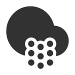Cloud Snow SVG Icon